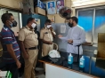 Handing over Face Mask and Sanitizers to Police officers 5 Aug 2020
